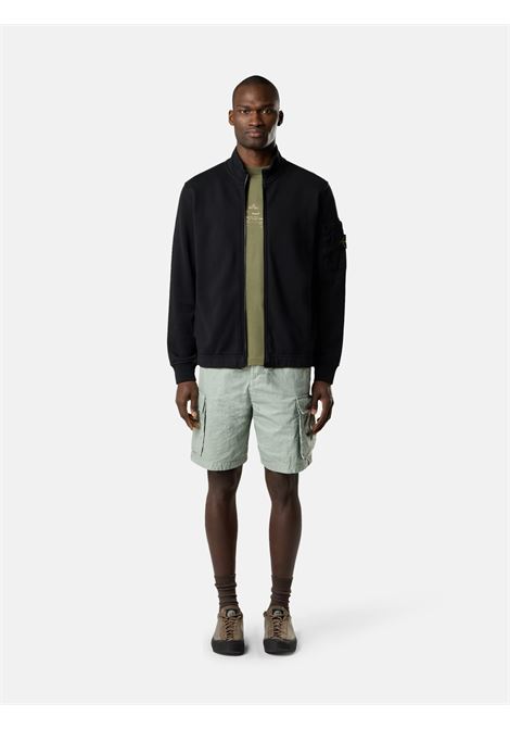 felpa 6100018 uomo nera STONE ISLAND | L1S15 6100018 S0410V0029